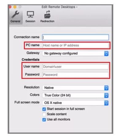 آموزش اتصال به سرور مجازی ویندوز در مک