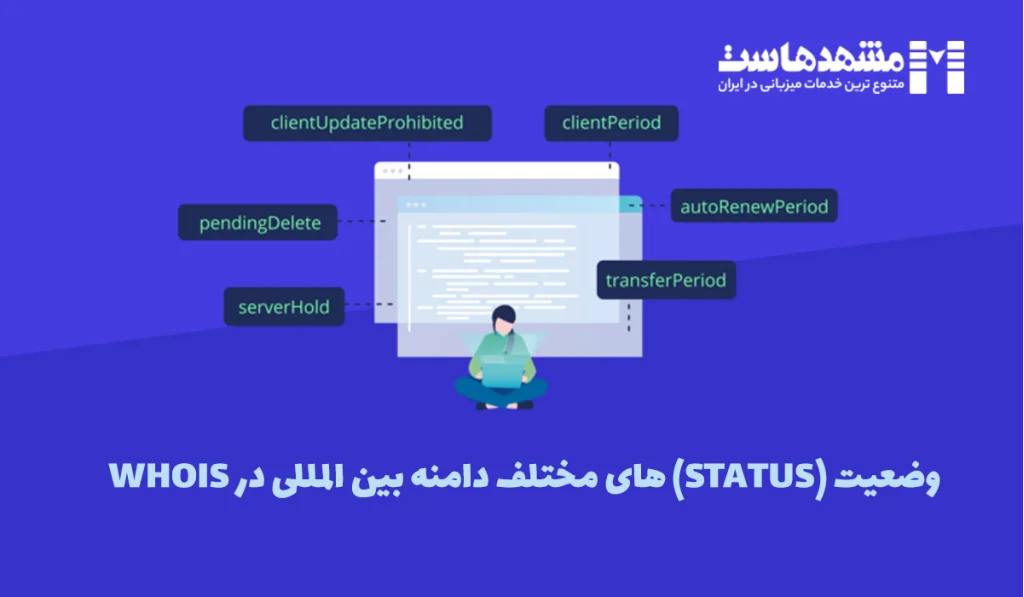 وضعیت‌های دامنه بین المللی در whois