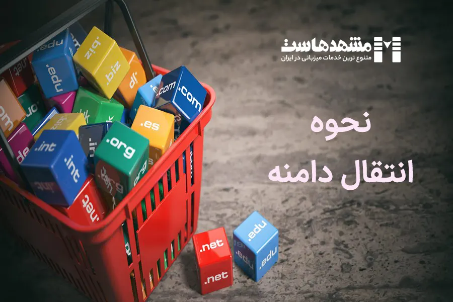 نحوه انتقال دامنه