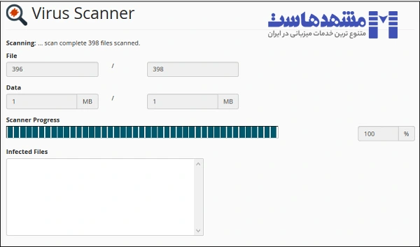 Virus Scanner in cpanel