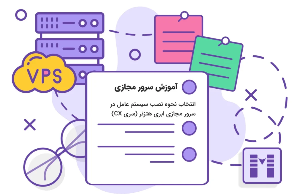 انتخاب نحوه نصب سیستم عامل در سرور مجازی ابری هتزنر (سری CX)