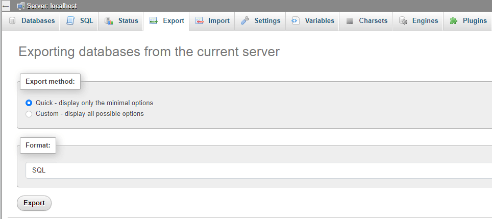  انتقال بکاپ دیتابیس دایرکت ادمین به سی پنل