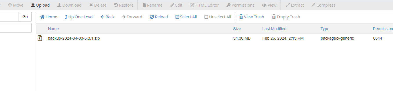  انتقال بکاپ دایرکت ادمین به سی پنل