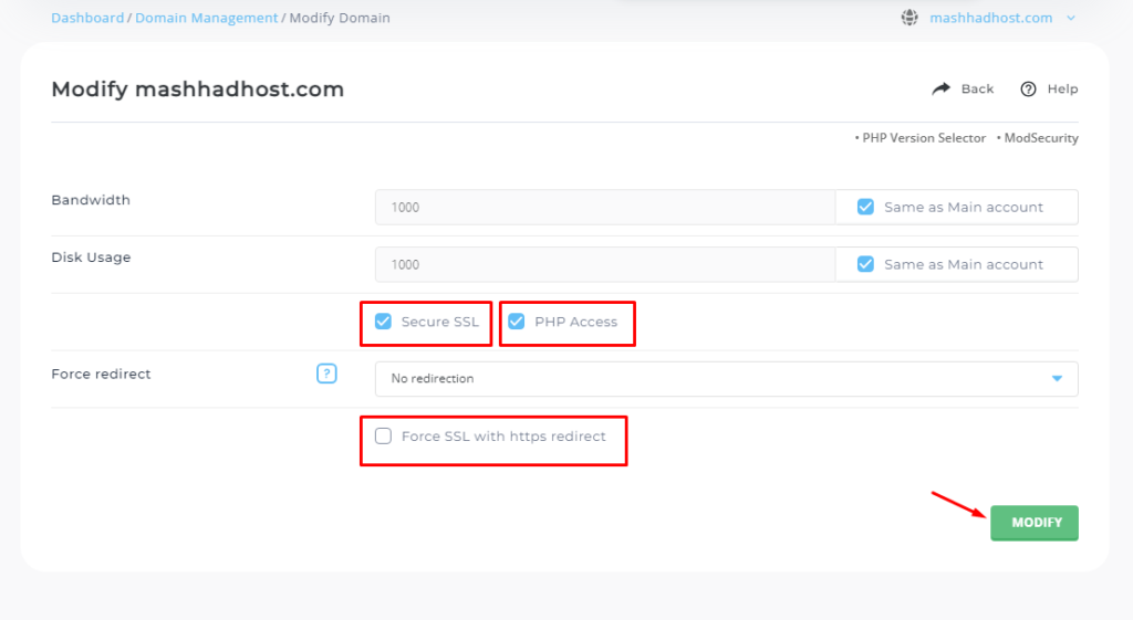 نصب و فعال سازی SSL رایگان در دایرکت ادمین