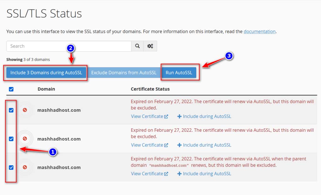 نصب و فعال سازی SSL رایگان در سی پنل