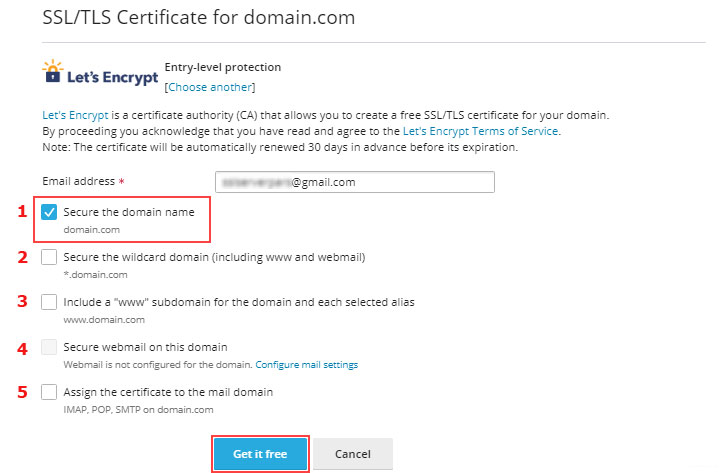 نصب و فعال سازی SSL رایگان در پلسک