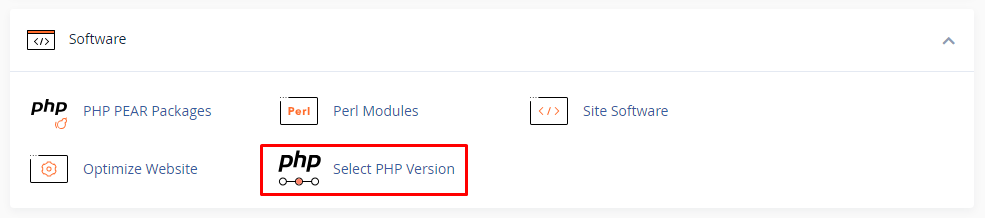 تغییر نسخه php در سی پنل