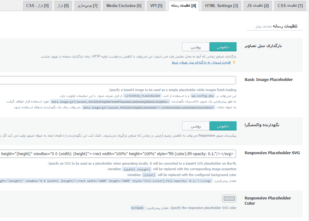 لایت اسپید در وردپرس