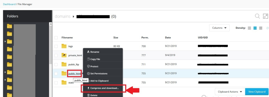  انتقال بکاپ دایرکت ادمین به سی پنل