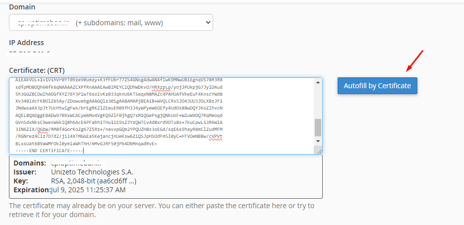 نصب اس اس ال تجاری