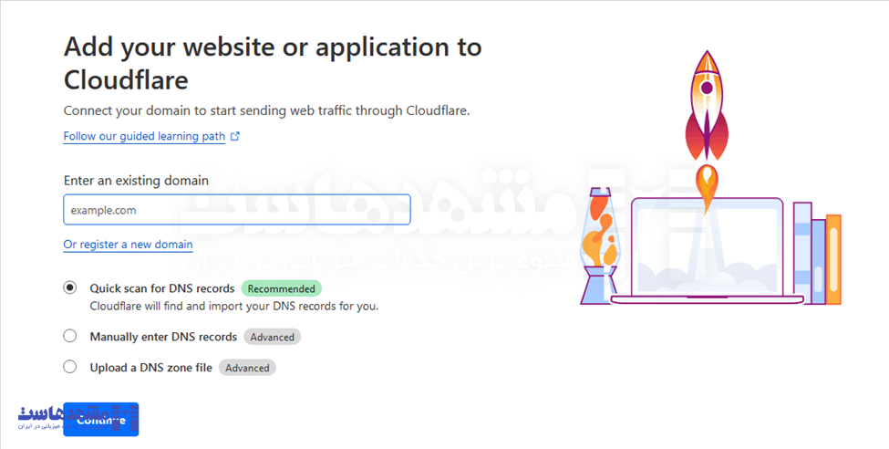 آموزش تصویری Cloudflare