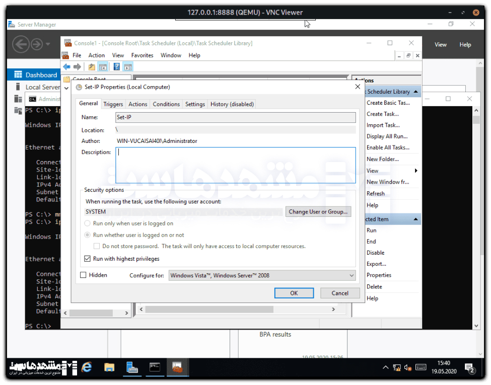 نصب ویندوز در سرور اختصاصی هتزنر
