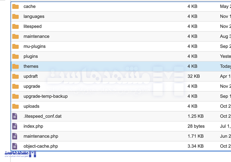  تغییر قالب جهت رفع خطای صفحه سفید وردپرس