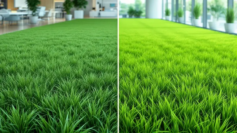 تفاوت چمن مصنوعی و طبیعی