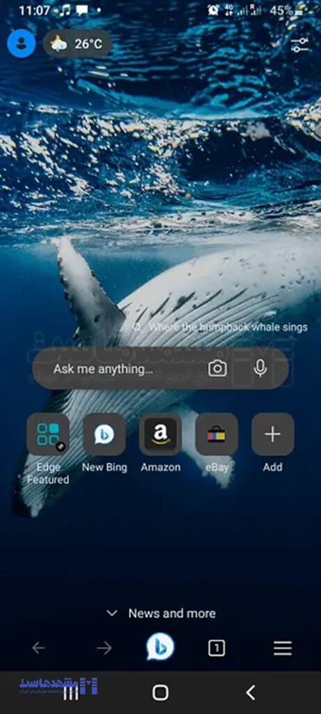 کش مرورگر edge