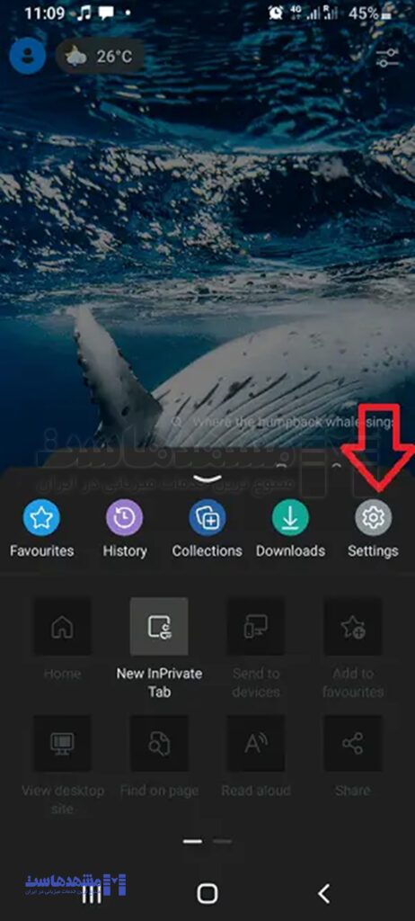کش مرورگر edge