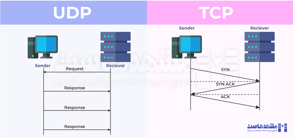 انواع پورت‌ها: TCP و UDP